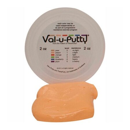 Fabrication Enterprises Val-u-Putty Exercise Putty, Peach, X-Soft, 2 Ounce 731125